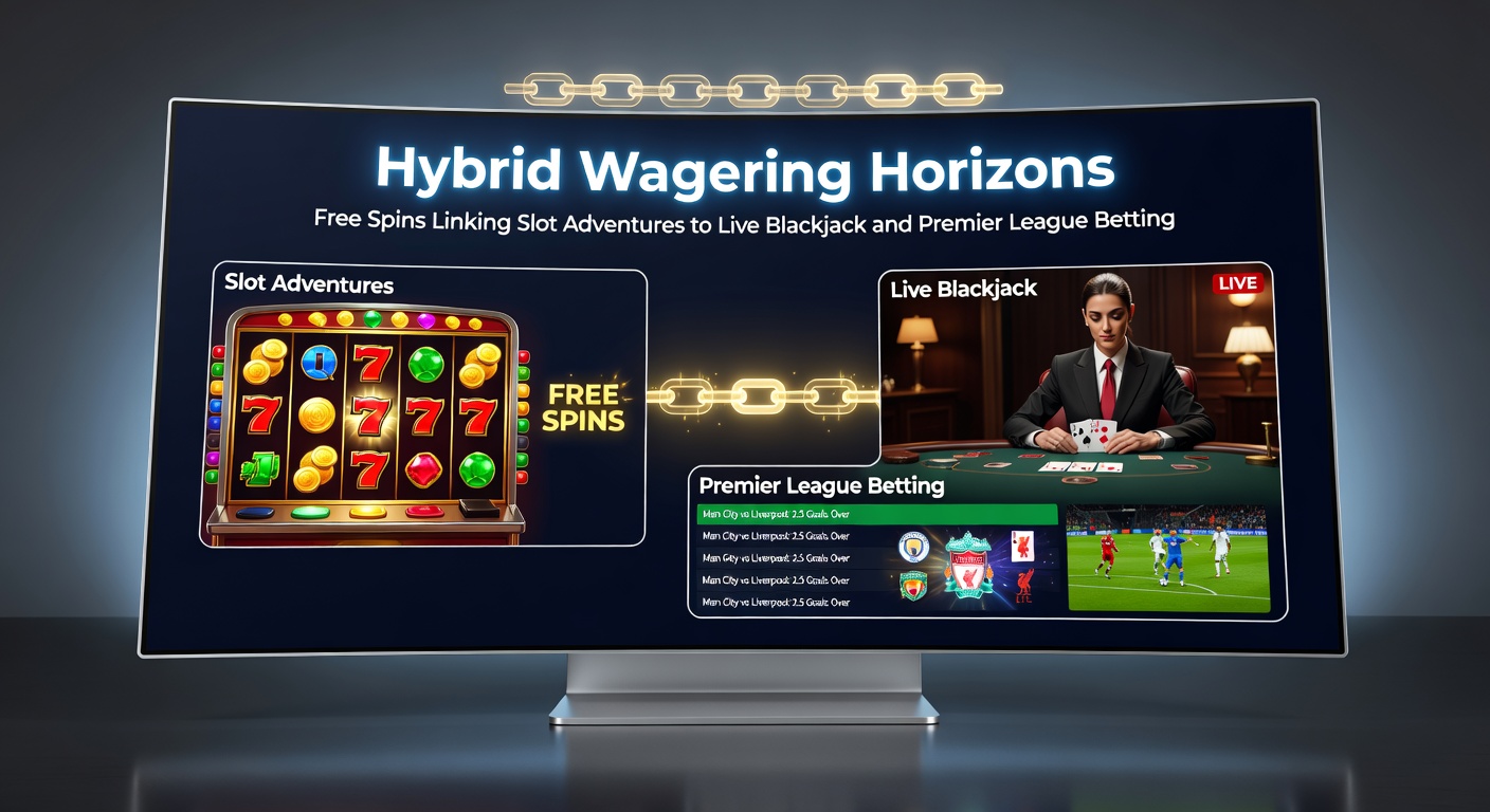 Screenshot of a mobile app interface displaying free spin winnings converted to live blackjack chips alongside Premier League betting slips
